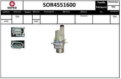 SOR4551600 EAI Гидравлический насос, рулевое управление