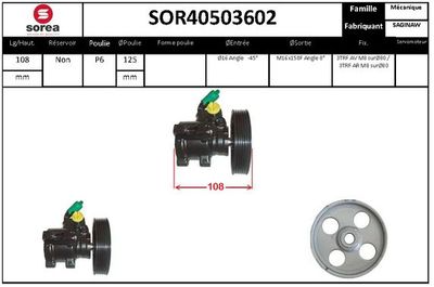 SOR40503602 EAI Гидравлический насос, рулевое управление