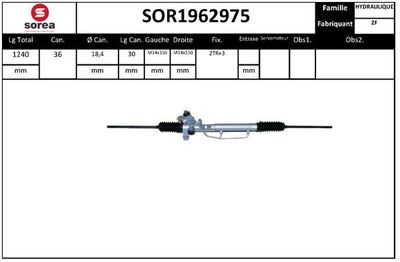 SOR1962975 EAI Рулевой механизм