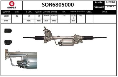 SOR6805000 EAI Рулевой механизм