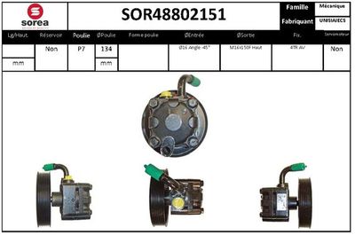 SOR48802151 EAI Гидравлический насос, рулевое управление