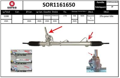 SOR1161650 EAI Рулевой механизм