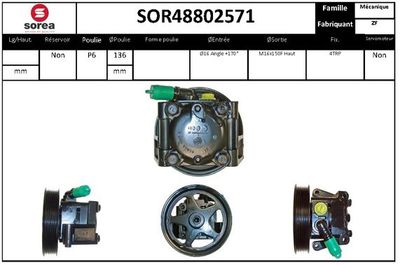 SOR48802571 EAI Гидравлический насос, рулевое управление