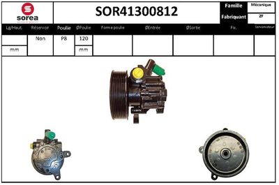 SOR41300812 EAI Гидравлический насос, рулевое управление