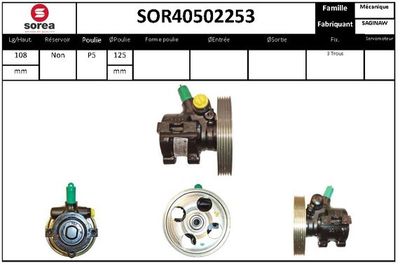 SOR40502253 EAI Гидравлический насос, рулевое управление