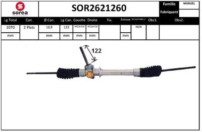 SOR2621260 EAI Рулевой механизм