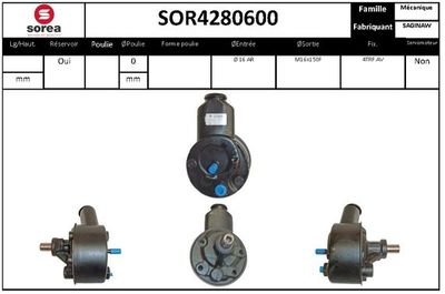 SOR4280600 EAI Гидравлический насос, рулевое управление