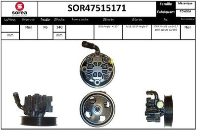 SOR47515171 EAI Гидравлический насос, рулевое управление