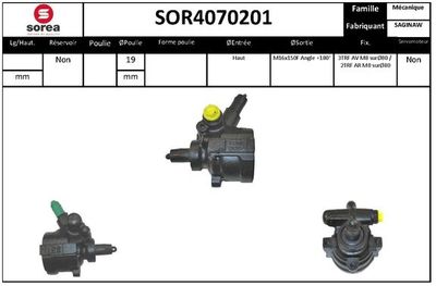 SOR4070201 EAI Гидравлический насос, рулевое управление