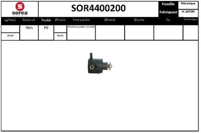 SOR4400200 EAI Гидравлический насос, рулевое управление