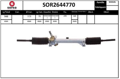 SOR2644770 EAI Рулевой механизм