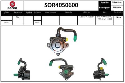 SOR4050600 EAI Гидравлический насос, рулевое управление