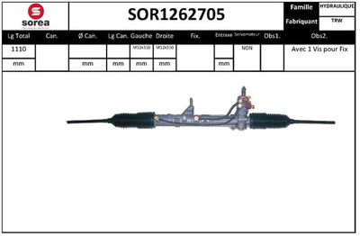 SOR1262705 EAI Рулевой механизм