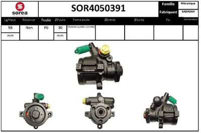 SOR4050391 EAI Гидравлический насос, рулевое управление