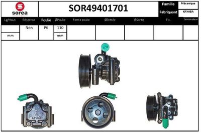 SOR49401701 EAI Гидравлический насос, рулевое управление