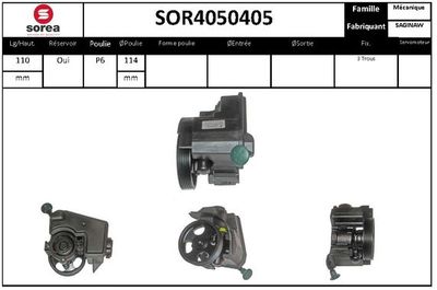 SOR4050405 EAI Гидравлический насос, рулевое управление