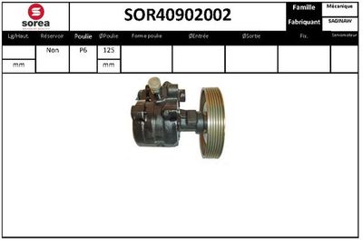 SOR40902002 EAI Гидравлический насос, рулевое управление