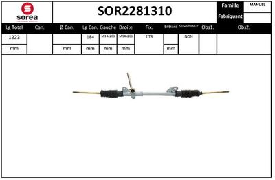 SOR2281310 EAI Рулевой механизм