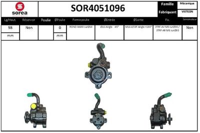 SOR4051096 EAI Гидравлический насос, рулевое управление