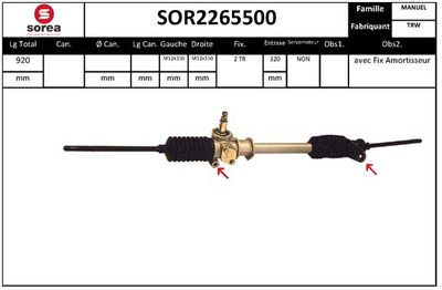 SOR2265500 EAI Рулевой механизм