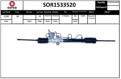 SOR1533520 EAI Рулевой механизм