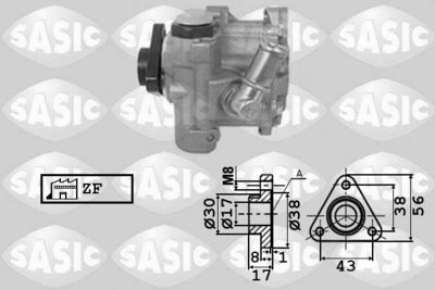 7076048 SASIC Гидравлический насос, рулевое управление