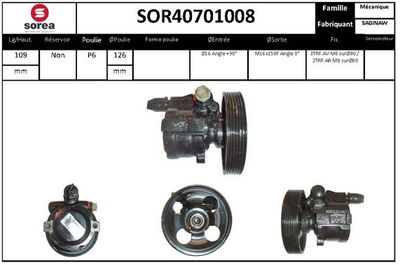 SOR40701008 EAI Гидравлический насос, рулевое управление