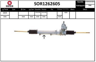 SOR1262605 EAI Рулевой механизм