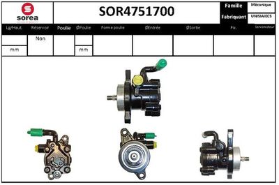 SOR4751700 EAI Гидравлический насос, рулевое управление