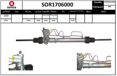 SOR1706000 EAI Рулевой механизм