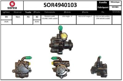 SOR4940103 EAI Гидравлический насос, рулевое управление