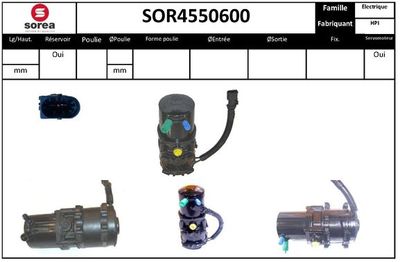 SOR4550600 EAI Гидравлический насос, рулевое управление