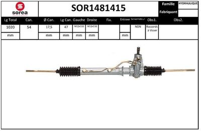 SOR1481415 EAI Рулевой механизм