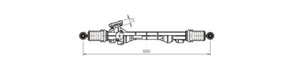 RE4017 GENERAL RICAMBI Рулевой механизм