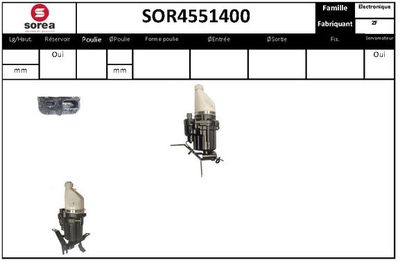 SOR4551400 EAI Гидравлический насос, рулевое управление