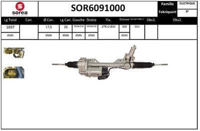 SOR6091000 EAI Рулевой механизм