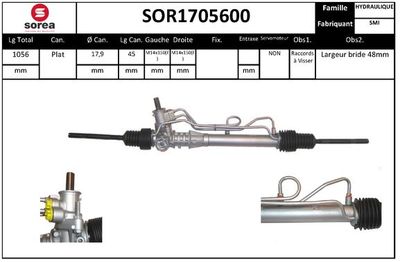 SOR1705600 EAI Рулевой механизм