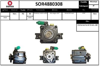 SOR4880308 EAI Гидравлический насос, рулевое управление