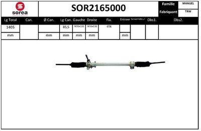 SOR2165000 EAI Рулевой механизм