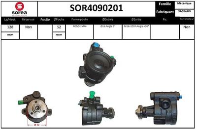 SOR4090201 EAI Гидравлический насос, рулевое управление