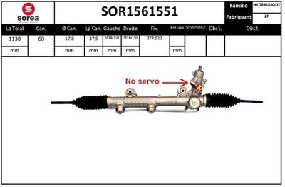 SOR1561551 EAI Рулевой механизм