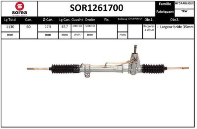 SOR1261700 EAI Рулевой механизм