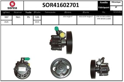 SOR41602701 EAI Гидравлический насос, рулевое управление