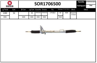 SOR1706500 EAI Рулевой механизм