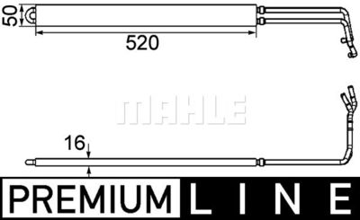 CLC103000P MAHLE Масляный радиатор, рулевое управление