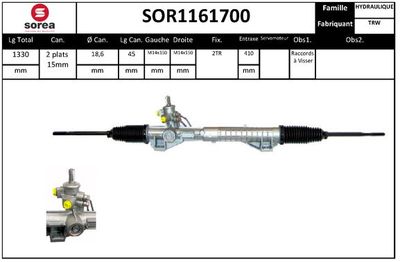 SOR1161700 EAI Рулевой механизм