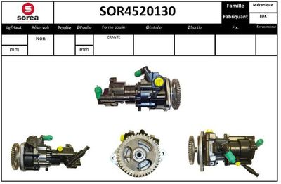 SOR4520130 EAI Гидравлический насос, рулевое управление