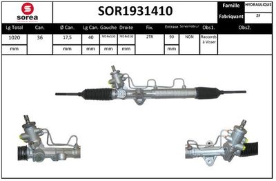 SOR1931410 EAI Рулевой механизм