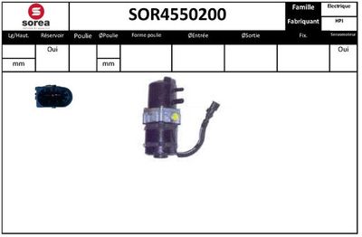 SOR4550200 EAI Гидравлический насос, рулевое управление