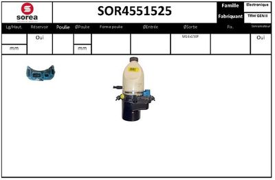 SOR4551525 EAI Гидравлический насос, рулевое управление